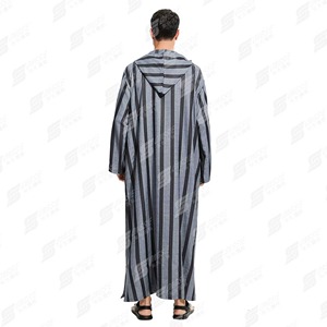 New Muslim Clothing of <b>Men</b> <b>Thobe</b> Islamic <b>Thobe</b> <b>Men</b> Cotton Material Long Sleeve Hoodie <b>Thobe</b> For Sale - Product Image 6