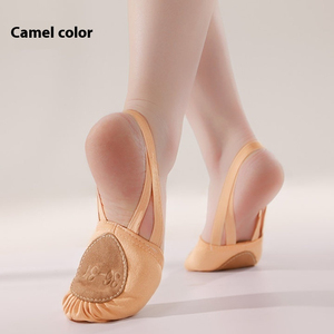 Demi-semelle danse lyrique tournant Pointe chaussure de gymnastique pour filles femmes chaussures de gymnastique rythmique microfibre lyrique demi orteil chaussure - Product Image 6