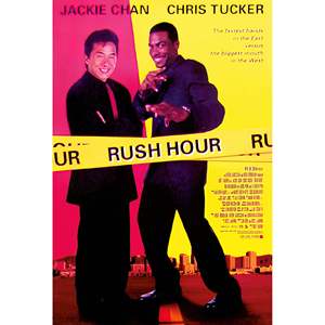 Rush Hour <b>Poster</b> Design Eye-Catching Visual Representation - Product Image 1