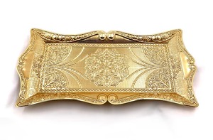 Top Arrivée Plateau De Service En Métal Par Kraft World De l'Inde Ensemble Élégant À Un Coût Très Amical - Product Image 2