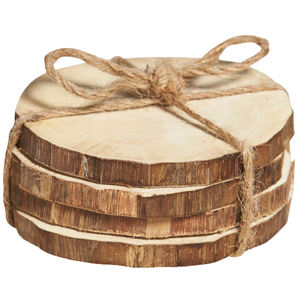 Posavasos de madera natural a granel con posavasos de fábrica, posavasos de madera con logotipo personalizado, posavasos de madera de nogal, bambú, taza de regalo redonda en blanco, alfombrillas y almohadillas - Product Image 2