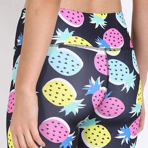 Pantalones de Yoga de cintura alta personalizados, mallas de gimnasio ajustadas en los glúteos, mallas deportivas push up de poliéster y LICRA teñidas con lazo, novedad - Product Image 4