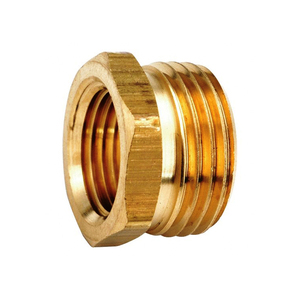 Connecteur d'extrémité de tube d'adaptateur de filetage mâle en laiton de haute qualité BSPT NPT BSP 1/4 "1/2" 2 "3/4" raccords de plomberie - Product Image 1