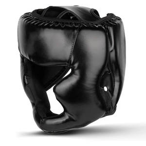 Protector de cabeza de boxeo profesional superventas, protector de cabeza con logotipo personalizado, equipo de protección de boxeo, cuero de vaca de la mejor calidad - Product Image 1