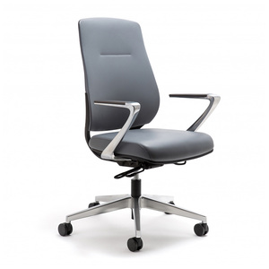 <span class=keywords><strong>Chaise</strong></span> de <span class=keywords><strong>bureau</strong></span> de direction moderne à dossier haut avec pivot ergonomique en PU, appui-tête intégré et inclinaison <span class=keywords><strong>synchrone</strong></span> - Product Image 6