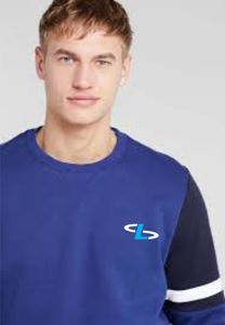 T-shirt pull uni de couleur unie Sweat-shirt avec logo personnalisé - Product Image 5