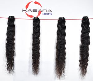 Indian Bundle 100% Tressage brut machine double trame traitement des ondes profondes Aucun tissage en gros pas cher Extensions de cheveux humains - Product Image 2