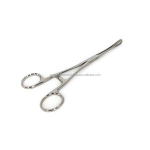 Venta caliente 24cm Pinzas de Ginecología de acero inoxidable alemán Operación manual Soporte de esponja Foerster Junta de caja recta sin óxido - Product Image 5