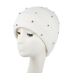 Casquette en tricot 100% acrylique de haute qualité, unisexe, personnalisée, avec strass, brodée à la main, réglable, avec revers pliable, pour les aventures en plein air - Product Image 6