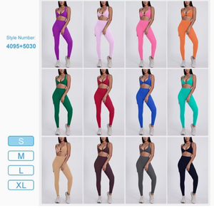 <b>Women</b> Yoga Set Workout Fitness Gym Wear Yoga Set Gym Clothing Breathable Yoga Set For <b>Women</b> - Product Image 1