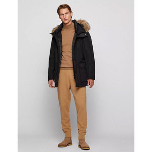 Chaqueta acolchada con capucha impermeable para hombre de High Street 2025, abrigo de invierno de poliéster personalizado, servicio OEM/ODM disponible - Product Image 2
