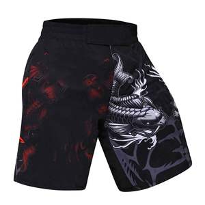 Short MMA pour homme en gros Short MMA imprimé par sublimation personnalisé à vendre Short MMA BJJ Jiu Jitsu - Product Image 4