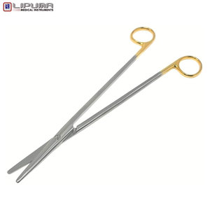 Tijeras Metzenbaum T/C rectas Premium de 9 pulgadas, instrumentos quirúrgicos manuales de acero inoxidable de alta calidad para cortar Mol - Product Image 1