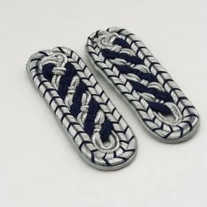 Insignias de Tela Bordadas Personalizadas OEM con Hilo Metálico, Decoración de Encaje para Prendas, Bajo MOQ, Forma y Tamaño Personalizados - Product Image 5