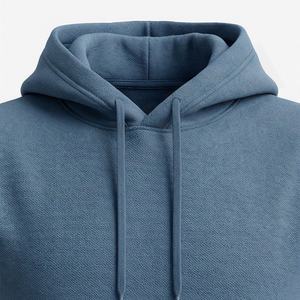 Sweat à capuche de sport pour homme, personnalisé, imprimé et brodé, en coton léger et respirant, coupe oversize, en tissu tricoté - Product Image 4