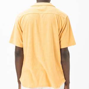 100% coton surdimensionné chemise et short de haute qualité vêtements de rue Logo personnalisé blanc hommes 2 pièces ensembles courts vêtements d'été - Product Image 3