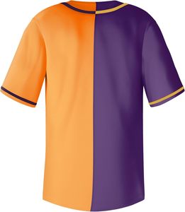 Uniforme de baseball maillot de softball personnalisé bouton complet matériel sublimé sergé nom numéro brodé maille séchage rapide jeunes hommes - Product Image 6
