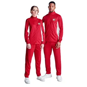Penjualan terlaris disesuaikan pasangan baju olahraga desain baru mode musim dingin pakaian Jogging sesuai pesanan khusus pakaian olahraga keluarga yang serasi