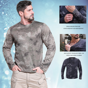 Vêtements de pêche fabricant vêtements de protection solaire vente en gros extérieur respirant T-shirt à manches longues personnalisé pour hommes - Product Image 2