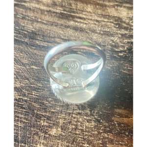 Anillo de Plata de Ley con Turquesa Reda Galvan Royston, Engaste de Bisel, Diamante de Corte Ovalado, Oro Rosa, Talla 6.25, Elegante, Moderno, Idea de Regalo - Product Image 5