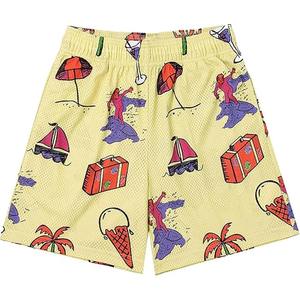 Short d'entraînement pour hommes à séchage rapide 4 pouces coupe ample maille respirante basket-ball course entraînement été athlétique fait par robe sport - Product Image 1