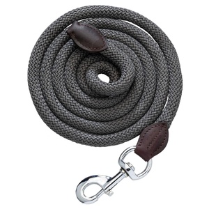 Cuerdas de plomo de cuero genuino para montar en caballo, cuerda larga y suave con gancho de latón, de algodón, para montar a caballo - Product Image 4
