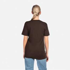 T-shirt à manches courtes et col ras du cou pour femmes de qualité supérieure en coton de style doux pour adultes pour la marque privée d'été - Product Image 3