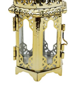 Linternas de vela colgantes marroquíes de Metal decorativas de alta calidad para la decoración del hogar de Ramadán Eid en tarifa a granel - Product Image 4