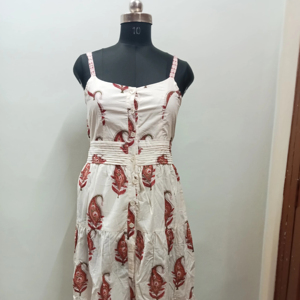 Vestido de fiesta largo de algodón indio hecho a mano para mujer, ropa de playa de verano con estilo, regalo de novia personalizado, vestidos informales, tejido - Product Image 1