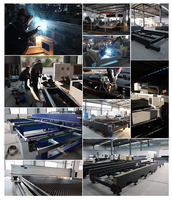 Machine de découpe laser à fibre automatique 1530 6000W pour tubes et plaques métalliques avec commande CNC, refroidissement par eau, rotation 3m/6m