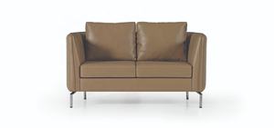 โซฟาคุณภาพสูง ดีไซน์ทันสมัย ผ้าหุ้มสัมผัสนุ่ม โครงสร้างแข็งแรง ดีไซน์ร่วมสมัย โทนสีกลางๆ สวยหรู - Product Image 1