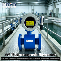 Medidor de Flujo Electromagnético con Pantalla LCD de Carga Rápida, Drenaje de Aguas Residuales, Red de Agua, Carga de Datos 4G en Tiempo Real