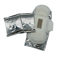 Envoltura de aluminio Servilleta sanitaria de calidad superior Núcleo de hierbas Almohadilla súper suave Almohadilla sanitaria de alta absorción para mujeres
