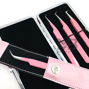 แหนบต่อขนตาแบบใหม่ พร้อมปลายไฟเบอร์ สำหรับต่อขนตาแบบวอลลุ่ม - Product Image 4