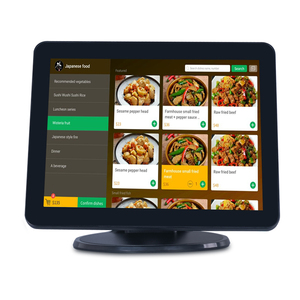 ความละเอียด 1366X768 สีดําสีขาว Capacitive หลายจุดสัมผัส All-In-One 1366X768 ความละเอียดเครื่องบันทึกเงินสด - Product Image 3