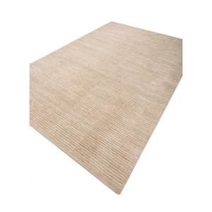 Contour Hand Loom Wool <b>Rugs</b> Beige Brown Striped Pattern <b>Large</b> Area 10mm Thickness Classic for Home Entryway Hallway-Hwl-291 - Product Image 2