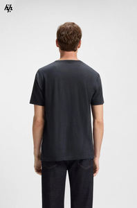 <b>Summer</b> Short-Sleeved <b>T</b>-<b>Shirt</b> <b>Mens</b> High Quality Embroidered logo Round Neck 100% Pure Cotton Manufactured By Huzaifa Products - Product Image 4