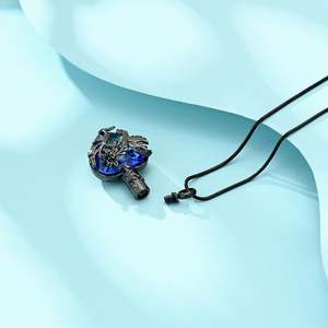 Metal Heart Urn Necklaces for <b>Ashes</b> <b>Keepsake</b> Memorial Urn Cremation Jewelry <b>Ash</b> Pendant for Women Men Love One Custom Size - Product Image 5