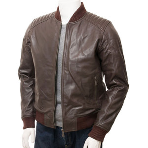 Chaqueta de cuero de invierno de moda para hombre de estilo callejero directo de fábrica de alta calidad con 2 bolsillos laterales personalizados chaqueta de cuero para hombre - Product Image 3