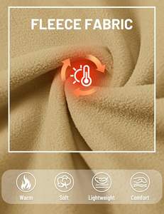 2024 Chaqueta ligera de lana Polar con cremallera para mujer, algodón transpirable con estampado, bolsillos prácticos de talla grande para invierno - Product Image 4