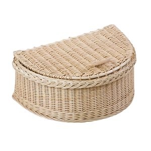 ตะกร้าขนมปังหวายคุณภาพสูง พร้อมฝาปิดป้องกัน เหมาะสำหรับห้องครัว ร้านเบเกอรี่ และร้านอาหาร ผลิตด้วยมือจากเวียดนาม ขายส่ง - Product Image 4