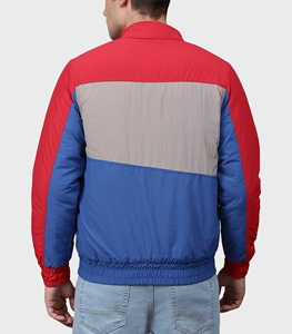 Chaqueta Bomber Multicolor para hombre, cazadora deportiva informal con estilo, para invierno, venta al por mayor - Product Image 2