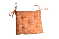 Coussin de chaise en lin multicolore assorti Kantha Mix, taille personnalisée, doux, tissé et matelassé pour la décoration intérieure