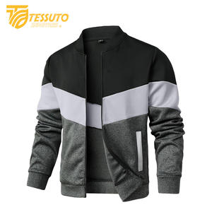 Blouson aviateur zippé léger et extensible de coupe décontractée pour homme - Product Image 2