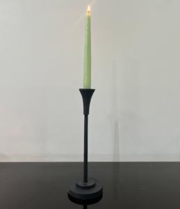Modern <b>Black</b> Handmade Taper <b>Candlestick</b> Stand Sustainable Quality Tabletop Candleholder for Home Decoration for Christmas - Product Image 5