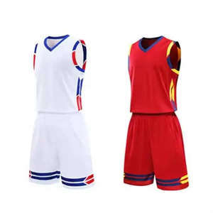 Ensemble de maillot et short de basketball, séchage rapide, respirant, polyester, uniforme d'équipe, logo personnalisé, OEM/ODM, vente en gros - Product Image 3