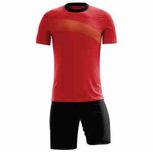 Camiseta de equipo de poliéster hecha a medida, conjuntos de camisetas de fútbol, impresión por sublimación, su propio diseño para su propia ropa de fútbol - Product Image 2