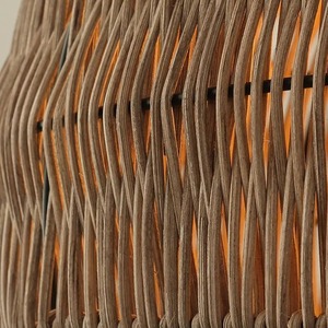 Abat-jour décoratif en rotin tressé, vente en gros, couvercle de lampe suspendue en jonc de mer pour la décoration de la maison, des restaurants et des hôtels - Product Image 2