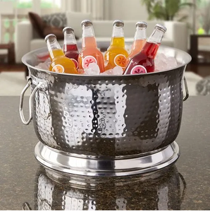 Cho Bar Và Khách Sạn Nhà Máy Sang Trọng Trực Tiếp Tùy Chỉnh Bia Rượu Vang Rượu Sâm Banh Xô Cách Điện Thép Không Gỉ Xô Đá - Product Image 1