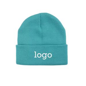 Gorro personalizado teñido liso de invierno, gorro de punto cálido, gorro corto de pescador con logotipo personalizado para hombres y mujeres 2026 - Product Image 1